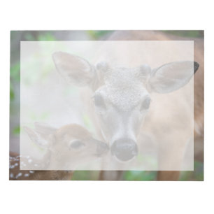 Niedliche Kleintiere Key Deer Stag & Fawn Notizblock