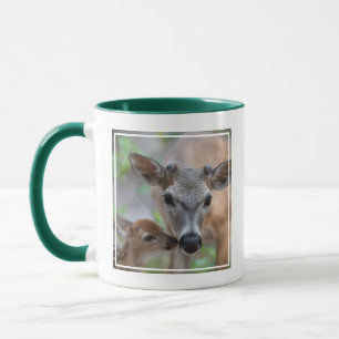 Niedliche Kleintiere Key Deer Stag & Fawn Tasse