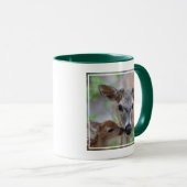 Niedliche Kleintiere | Key Deer Stag & Fawn Tasse (VorderseiteRechts)