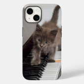 Niedliche Kleintiere | Kitten auf Piano Case-Mate iPhone Hülle (Rückseite)