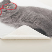 Niedliche Kleintiere | Kitten Heart Glasses Sherpadecke (3/4)