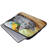 Niedliche Kleintiere | Kitten Lounges Laptopschutzhülle (Vorne Knopf)