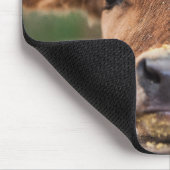 Niedliche Kleintiere | Kleiner Kuhkalb Mousepad (Ecke)