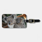 Niedliche Kleintiere | Koala und Joey Gepäckanhänger (Vorderseite horizontal)