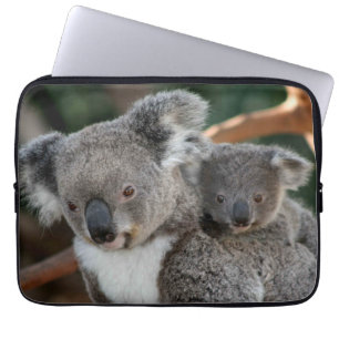Niedliche Kleintiere Koala und Joey Laptopschutzhülle