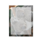 Niedliche Kleintiere | Koala und Joey Notizblock (Rotiert)