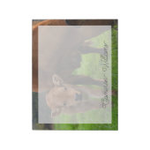 Niedliche Kleintiere | Kuh und Kalb Notizblock (Rotiert)