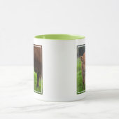 Niedliche Kleintiere | Kuh und Kalb Tasse (Zentrum)