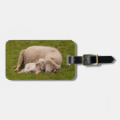 Niedliche Kleintiere | Lächelndes Schlachthaus Gepäckanhänger (Vorderseite horizontal)