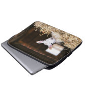 Niedliche Kleintiere | Lamm Laptopschutzhülle (Vorne Knopf)