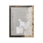 Niedliche Kleintiere | Lamm Notizblock (Rotiert)