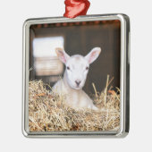 Niedliche Kleintiere | Lamm Ornament Aus Metall (Links)