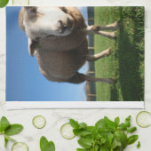 Niedliche Kleintiere | Lamm und Mama Geschirrtuch (Gefaltet)