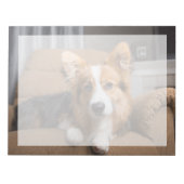 Niedliche Kleintiere | Long Hair Corgi Puppy Notizblock (Vorderseite)