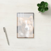 Niedliche Kleintiere | Long Hair Corgi Puppy Post-it Klebezettel (Büro)