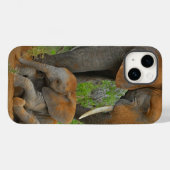 Niedliche Kleintiere | Mama Elephant & Baby Case-Mate iPhone Hülle (Rückseite (Horizontal))