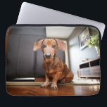 Niedliche Kleintiere | Mini-Dackel Welpe Laptopschutzhülle<br><div class="desc">Dieses niedliche Getty Images Foto verfügt über eine Mini-Dackel-Welpe.</div>