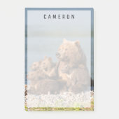 Niedliche Kleintiere | Mutter Bären & Cubs Post-it Klebezettel (Vorderseite)