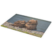 Niedliche Kleintiere | Mutter Bären & Cubs Schneidebrett (Ecke)