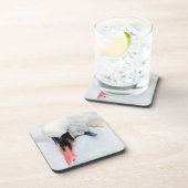 Niedliche Kleintiere | Mutter und Baby Mute Swan Getränkeuntersetzer (Rechte Seite)