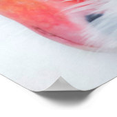 Niedliche Kleintiere | Mutter und Baby Mute Swan Poster (Ecke)