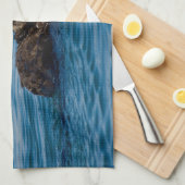 Niedliche Kleintiere | Mutter und Baby Sea Otter Geschirrtuch (Viertel Falte)