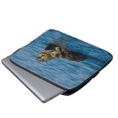 Niedliche Kleintiere | Mutter und Baby Sea Otter Laptopschutzhülle (Vorne Knopf)