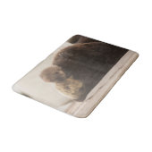 Niedliche Kleintiere | Neugeborene Otter Pup Badematte (Schrägansicht)