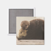 Niedliche Kleintiere | Neugeborene Otter Pup Magnet (Vorderseite/Rückseite)