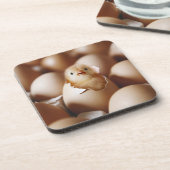 Niedliche Kleintiere | New Baby Chick Getränkeuntersetzer (Linke Seite)