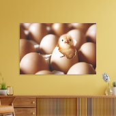 Niedliche Kleintiere | New Baby Chick Leinwanddruck (Insitu (Wohnzimmer))