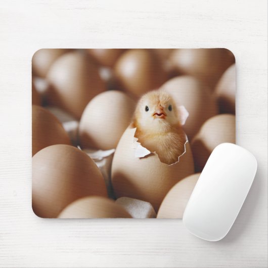 Niedliche Kleintiere | New Baby Chick Mousepad (Mit Mouse)