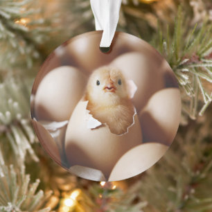 Niedliche Kleintiere   New Baby Chick Ornament