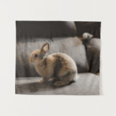 Niedliche Kleintiere | Niederländische Zwergkaninc Wandteppich (Vorderseite (Horizontal))