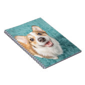 Niedliche Kleintiere | Niedlich Corgi Puppy Smile Notizblock (Rechte Seite)