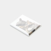 Niedliche Kleintiere | Niedlich Kitten Hug Post-it Klebezettel (angewinkelt)