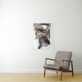 Niedliche Kleintiere | Niedlich Kitten Hug Wandteppich (Beispiel)