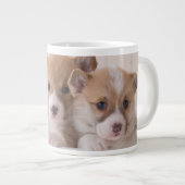 Niedliche Kleintiere | Niedliche Corgi Welpen in e Jumbo-Tasse (Vorderseite Rechts)