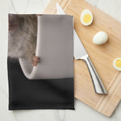 Niedliche Kleintiere | Niedliches Bushbaby Geschirrtuch (Viertel Falte)