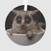 Niedliche Kleintiere | Niedliches Bushbaby Ornament (Rückseite)