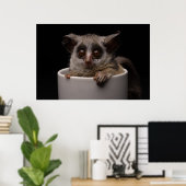 Niedliche Kleintiere | Niedliches Bushbaby Poster (Heimbüro)