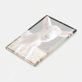 Niedliche Kleintiere | Niedliches Lamm in einem la Post-it Klebezettel (angewinkelt)