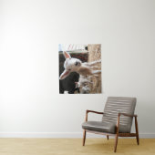 Niedliche Kleintiere | Niedliches Lamm in einem la Wandteppich (Beispiel)