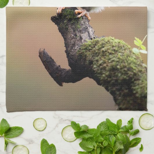 Niedliche Kleintiere | Nördliches Sägemehl Geschirrtuch (Gefaltet)