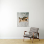 Niedliche Kleintiere | Norfolk Terrier Puppy Wandteppich (Beispiel)