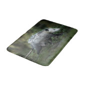 Niedliche Kleintiere | Opossum-Mama und Kinder Badematte (Schrägansicht)