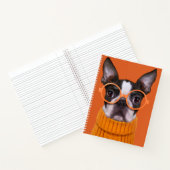 Niedliche Kleintiere | Orange Boston Terrier Notizblock (Innenseite)