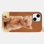 Niedliche Kleintiere | Orange Tabby Kitten Case-Mate iPhone Hülle (Rückseite (Horizontal))
