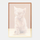 Niedliche Kleintiere | Orange Tabby Kitten Post-it Klebezettel (Vorderseite)
