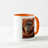 Niedliche Kleintiere | Orangutan Mama & Baby Tasse (VorderseiteRechts)